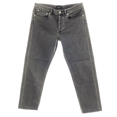 【中古】アーペーセー A.P.C. PETIT NEW STANDARD ストレッチ コットン デニムパンツ ジーンズ グレー【サイズ31】【メンズ】