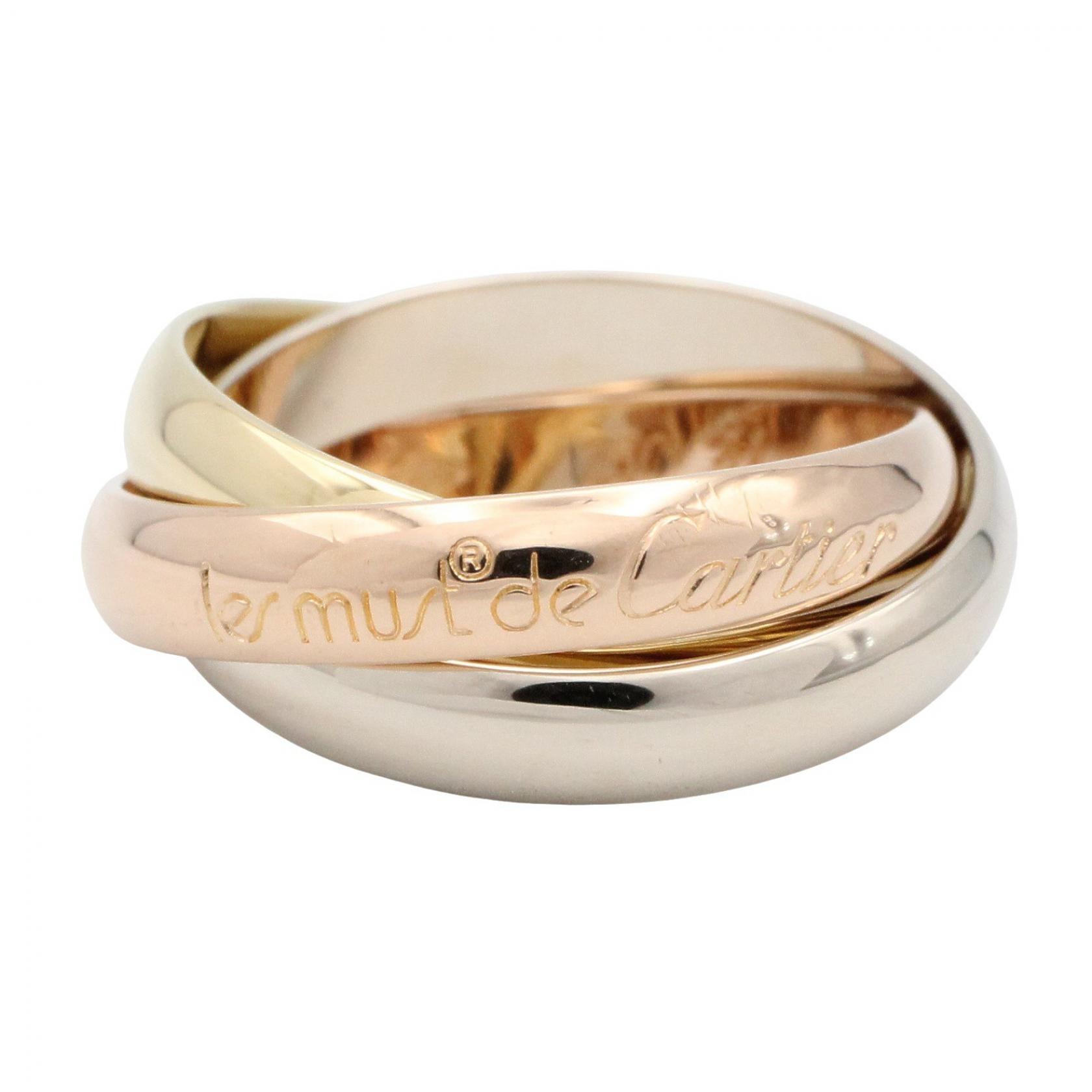 カルティエ CARTIER トリニティ リング リング・指輪 ジュエリー K18(イエローゴールド) K18WG(ホワイトゴールド) K18PG(ピンクゴールド) メンズ レディース ゴールド系 / シルバー系 【中古】