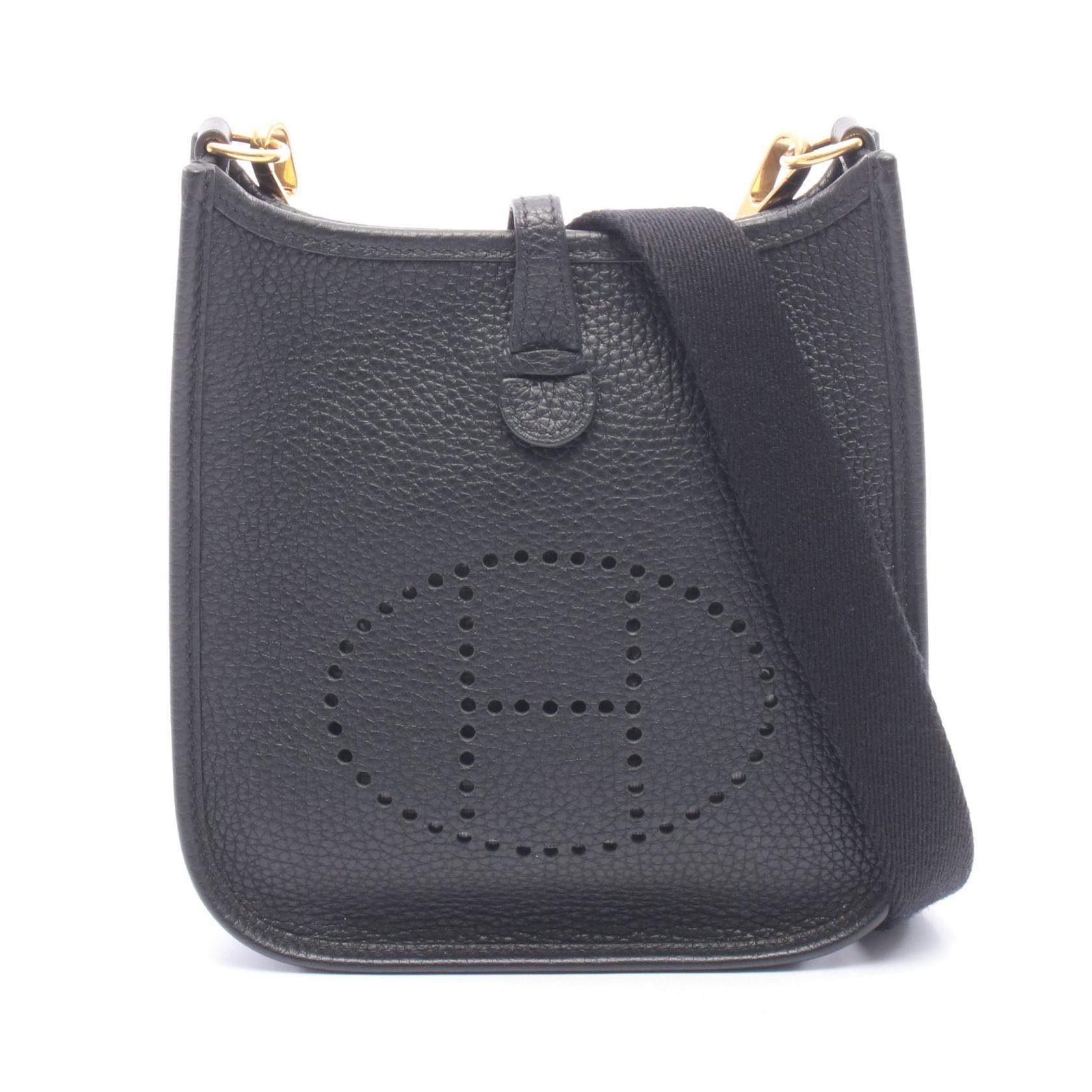 エルメス HERMES エヴリンTPM ショルダーバッグ バッグ トリヨンクレマンス トリヨンクレマンス Y刻印(2020年製造) レディース ブラック系 【中古】