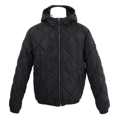 プラダ 【国内正規】SGN460 トライアングルロゴ フーディダウンジャケット 48