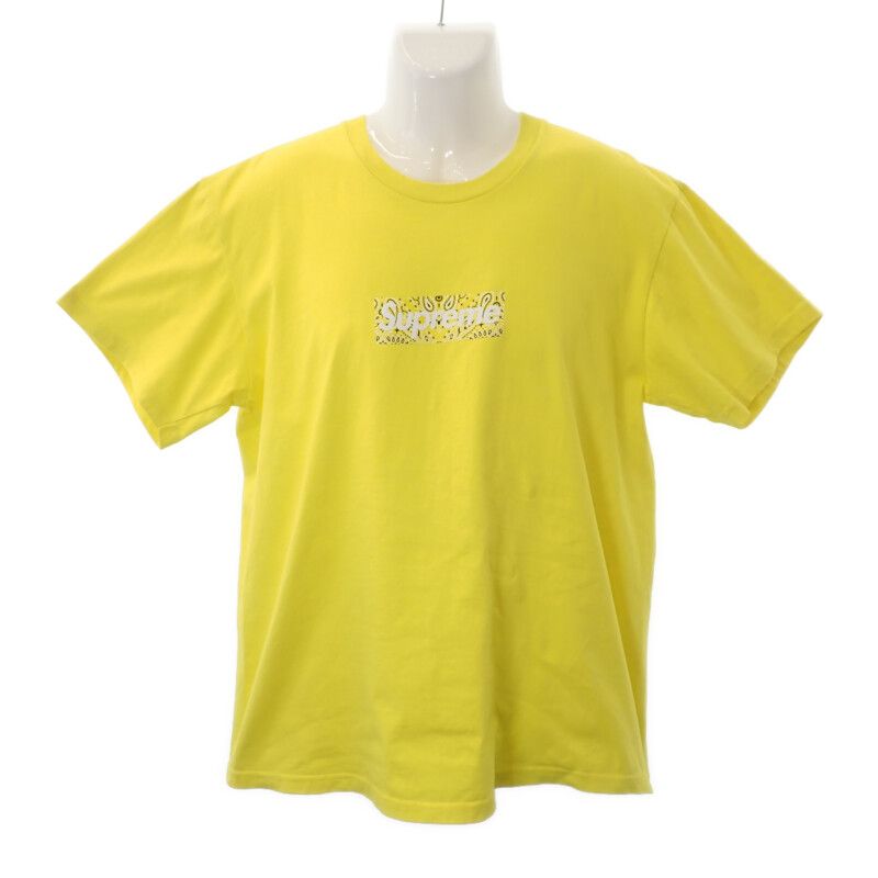 Supreme Bandana Box Logo Tee "Yellow"