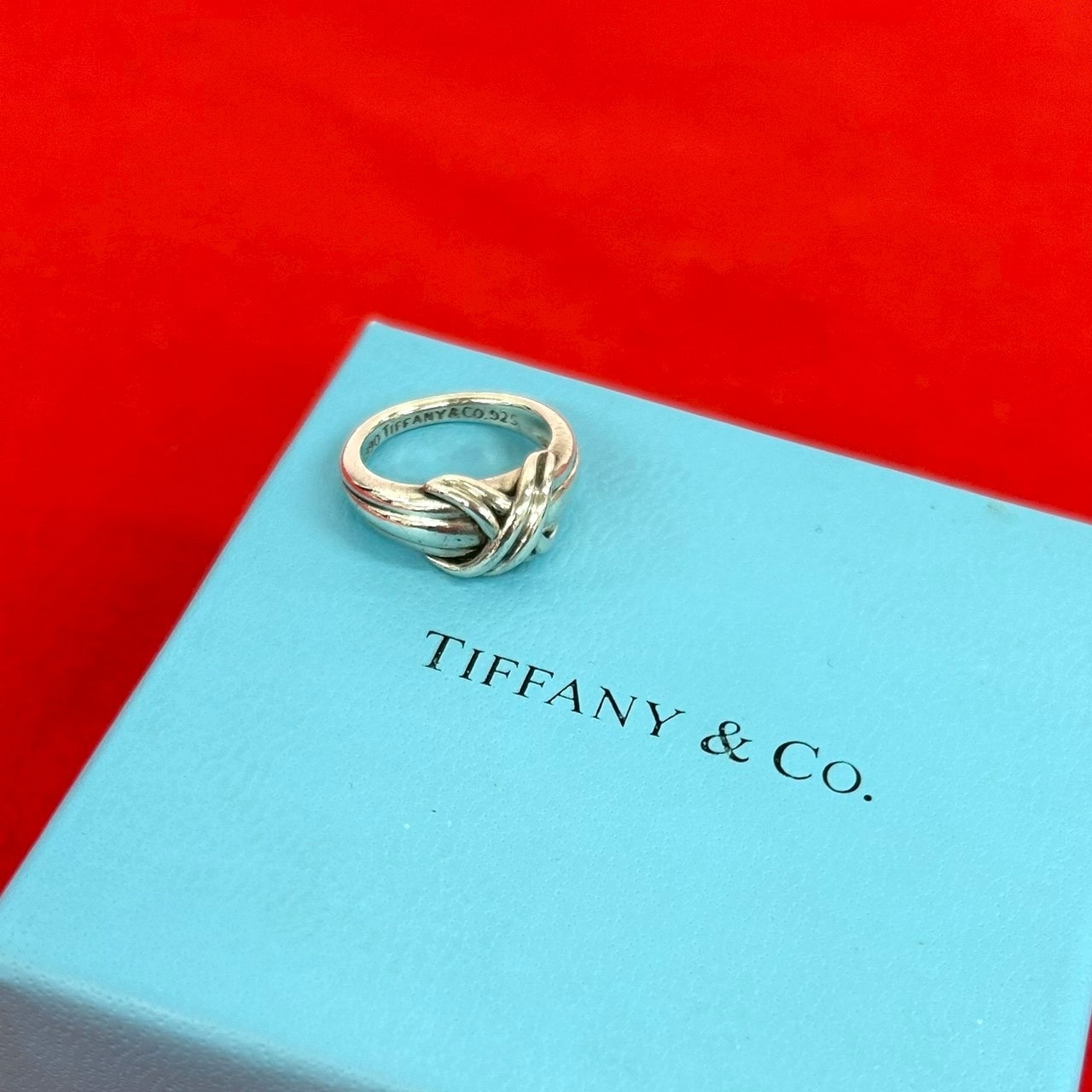 TIFFANY&Co. ティファニー シグネチャー リング シルバー925 リング・指輪 9号 シルバー
 31240