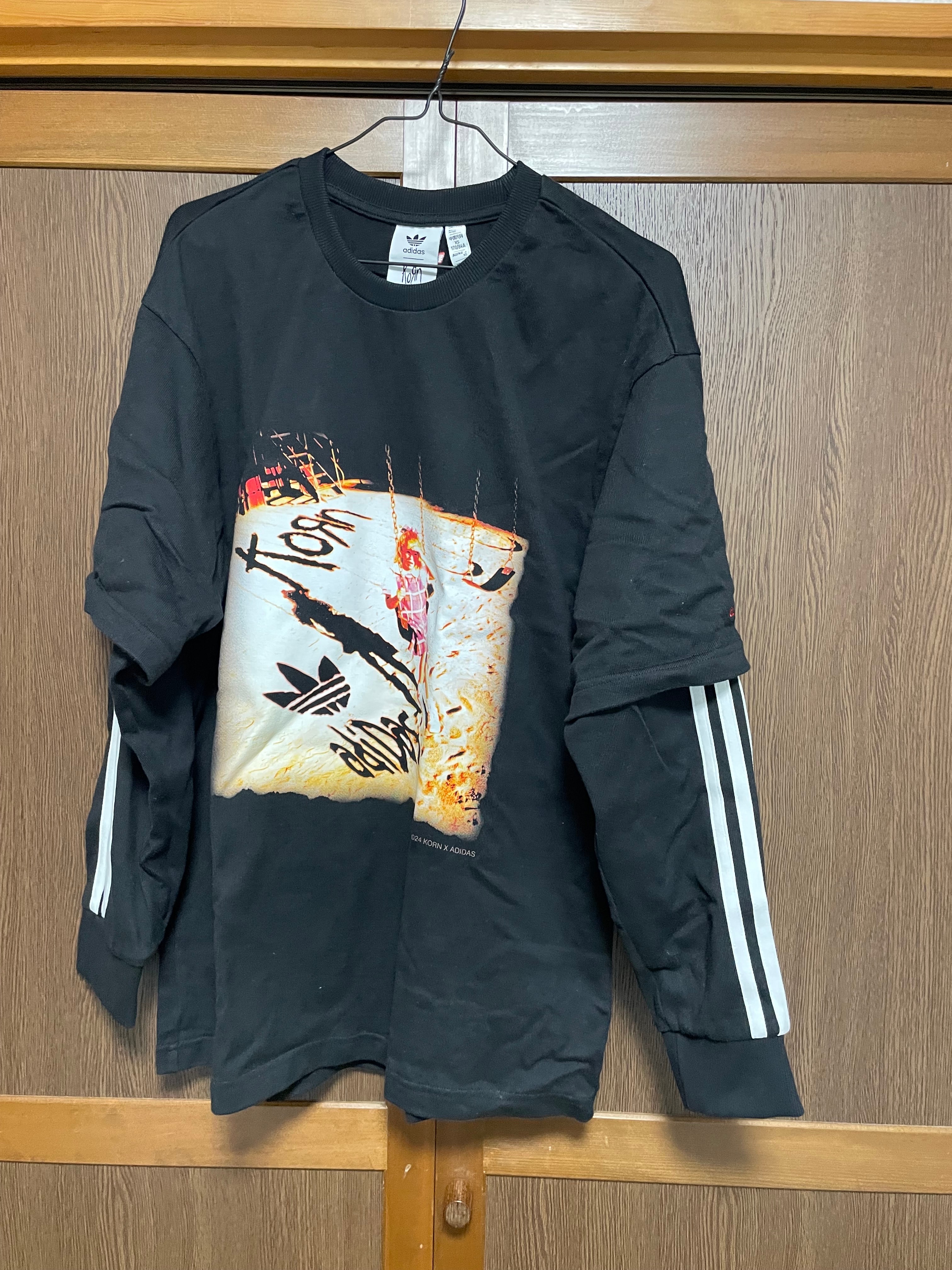 アディダス x コーン 長袖 Tシャツ "ブラック"