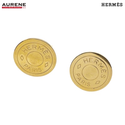 HERMES エルメス クルードセル イヤリング
セリエ メタル ゴールド レディース
【中古】