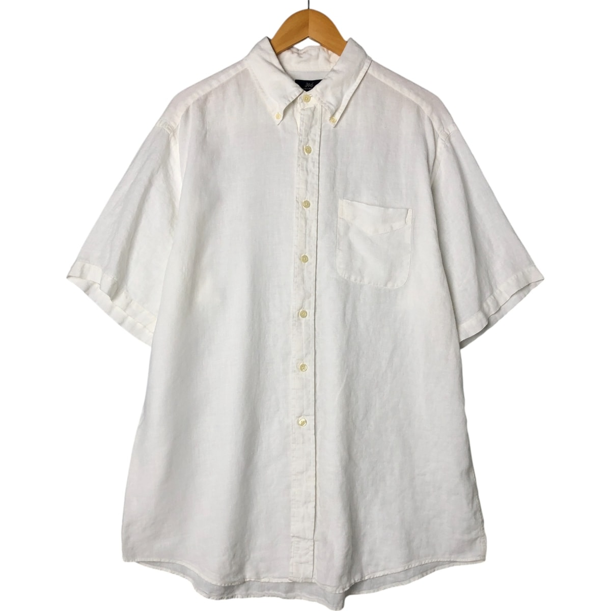 古着 ブルックスブラザーズ Brooks Brothers 346 半袖 ボタンダウンシャツ メンズL相当/eaa557784