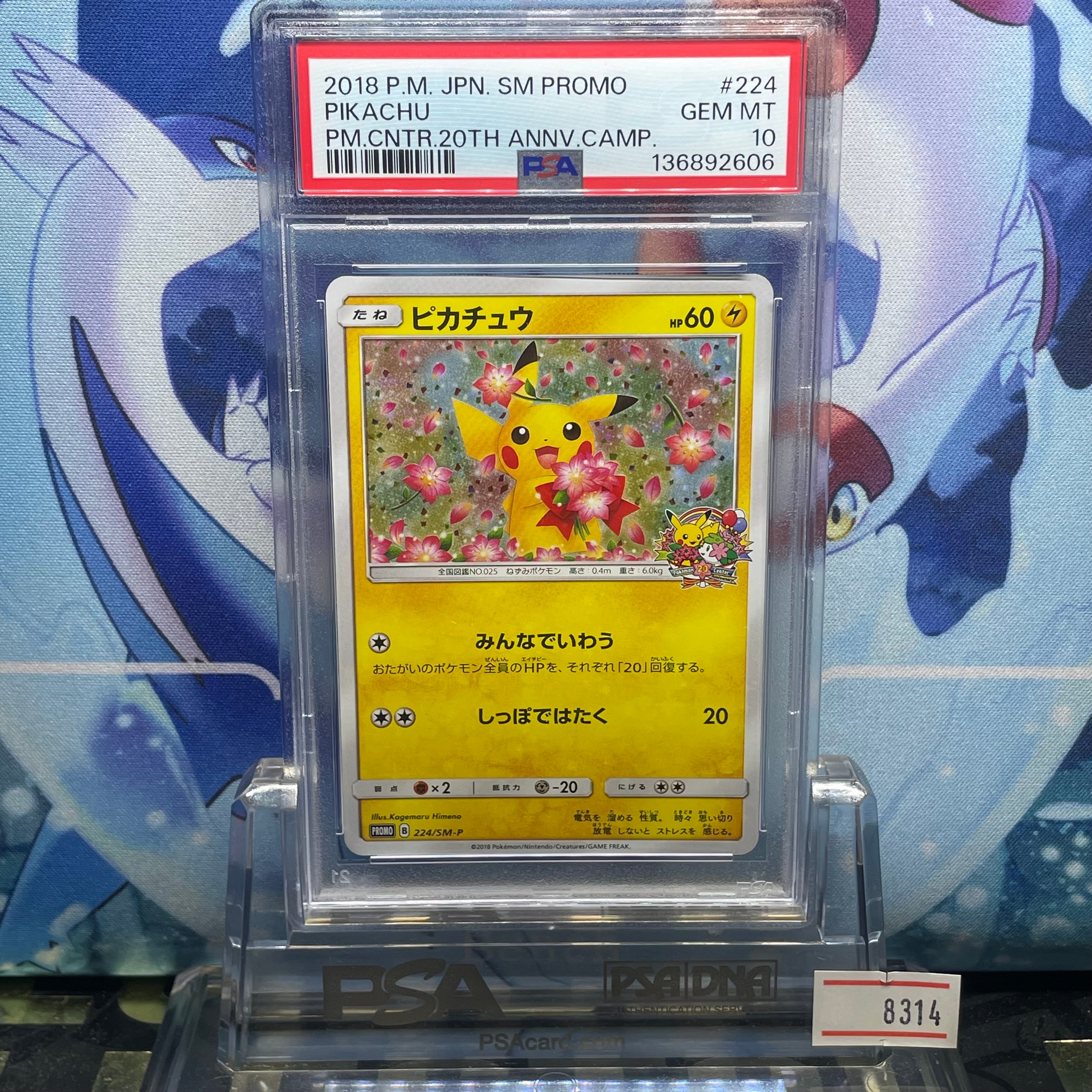 PSA10】ピカチュウ: プロモ[SM-P 224](プロモーションカード「SM-P