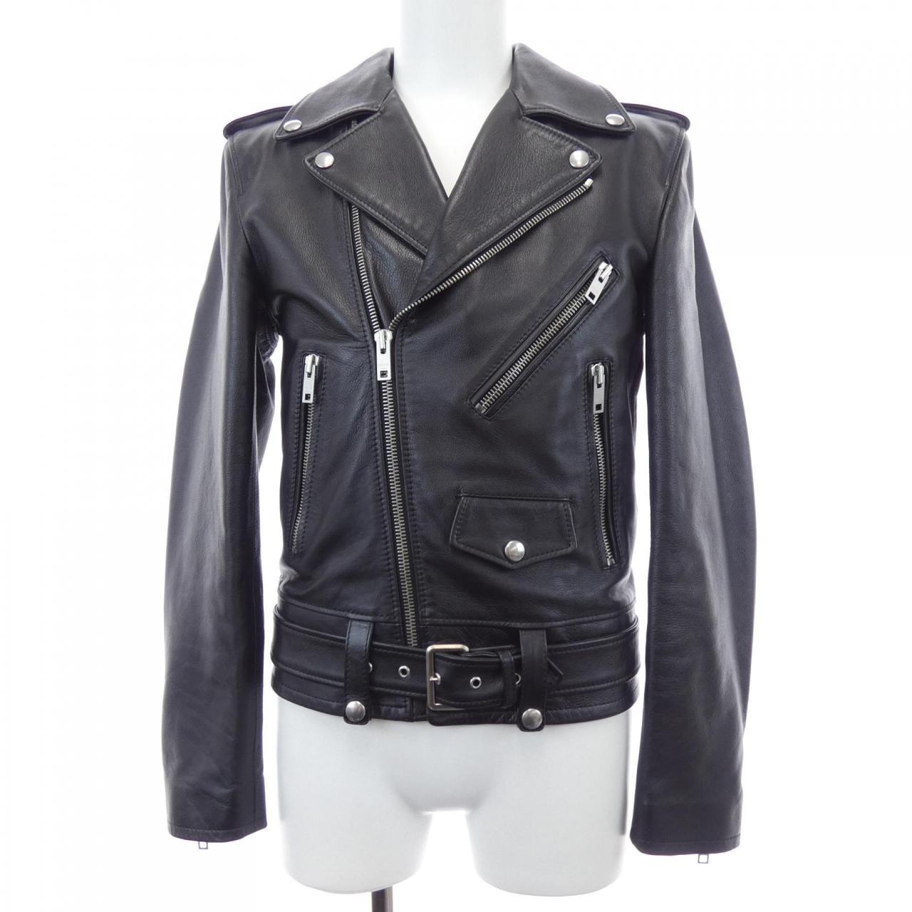 セリーヌ CELINE クラシックバイカージャケット 2E158599E レザーライダースジャケット