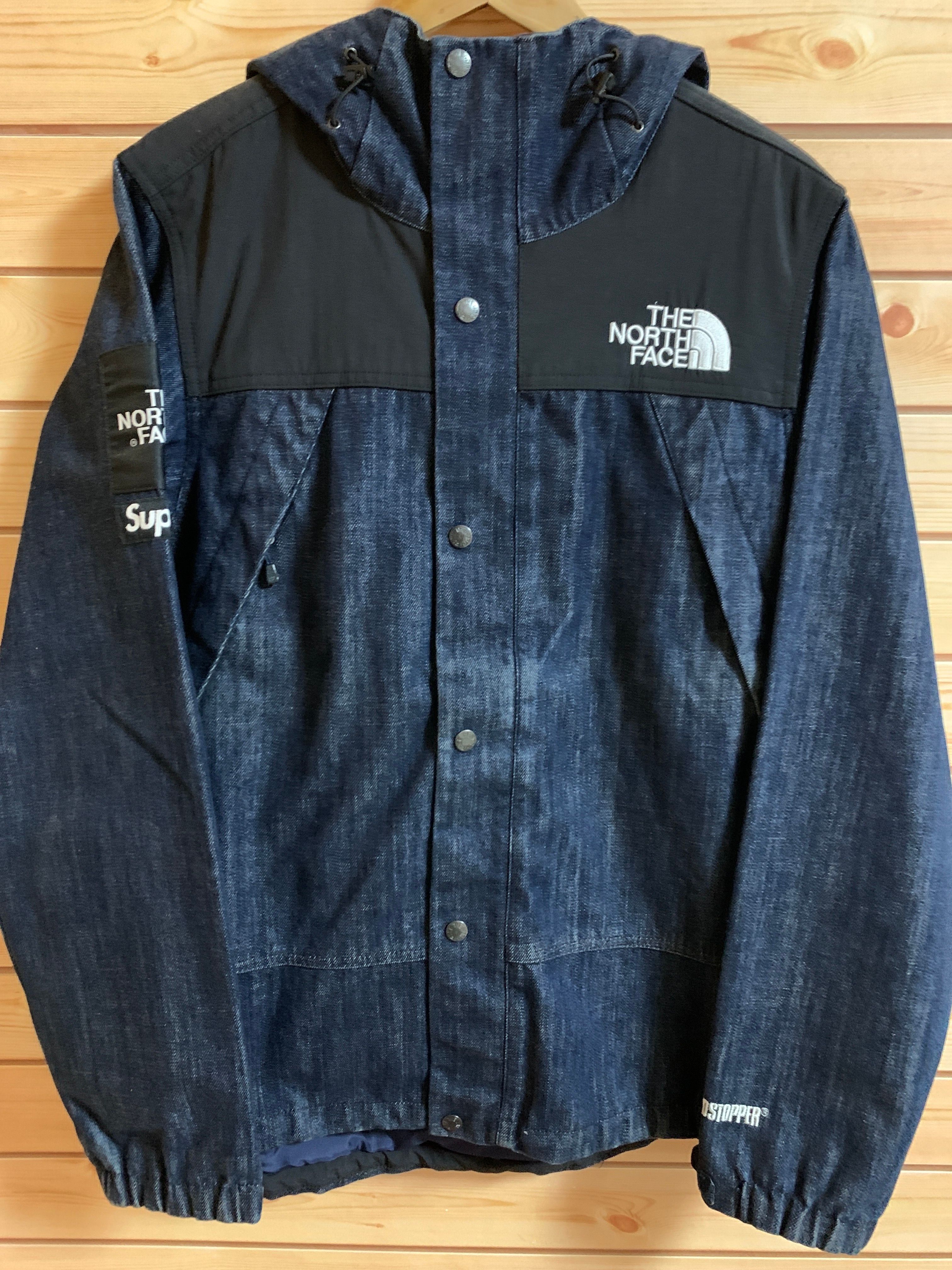 Supreme The North Face Denim Dot Shot Jacket "Denim"