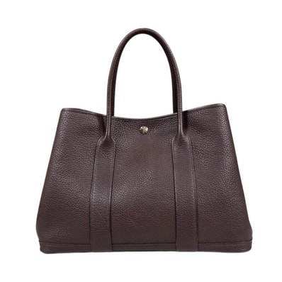 エルメス ガーデンパーティPM トートバッグ ネゴンダ ブラウン レディース HERMES 中古