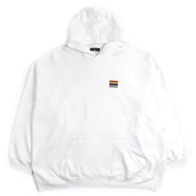 バレンシアガ パーカー ホワイト メンズ L 651799