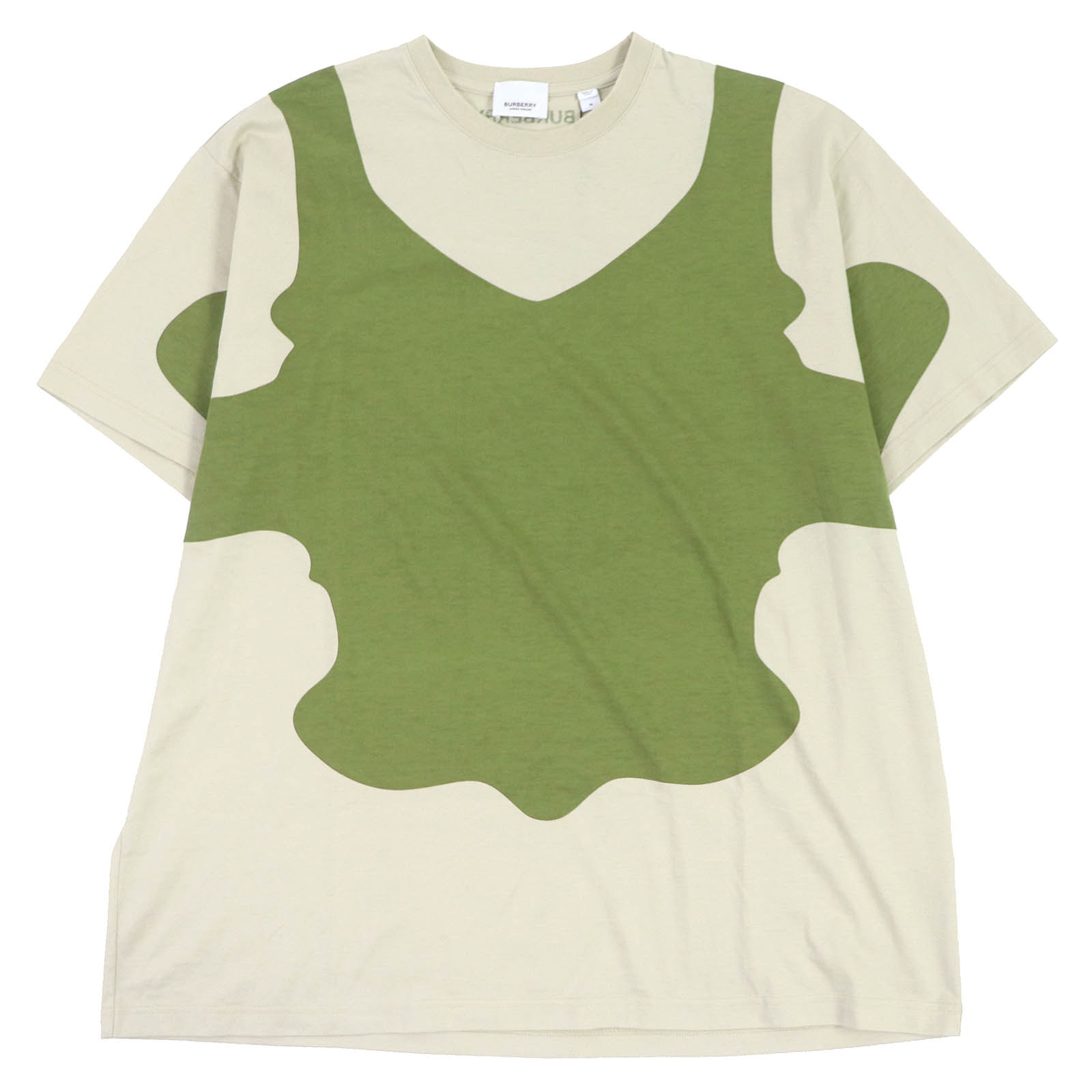 未使用品 バーバリー 半袖Tシャツ カーキ系 メンズ M 8052169