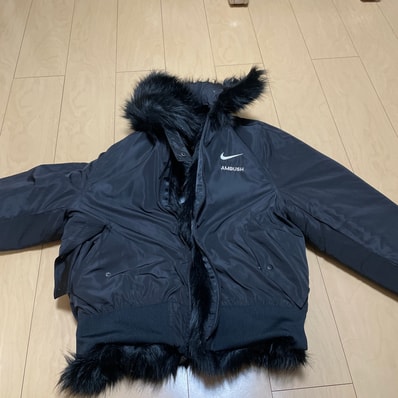 Nike x Ambush Women's Reversible Faux Fur Coat "Black"