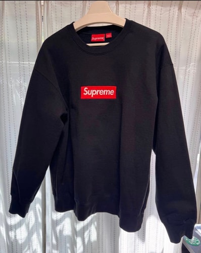 Supreme Box Logo Crewneck "Black" (22FW)
