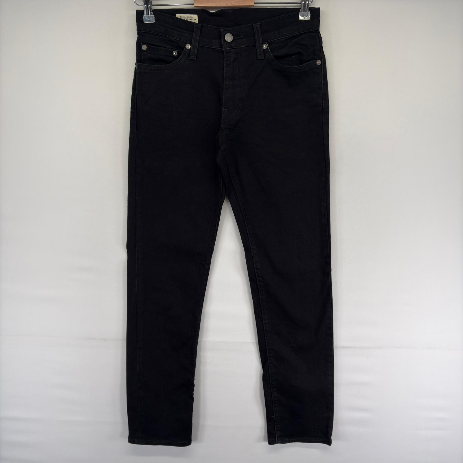 古着 リーバイス Levi's デニム パンツ ストレート ジッパーフライ 511 ジーンズ ジーパン 5ポケット w30 L32  ブラック系 メンズ