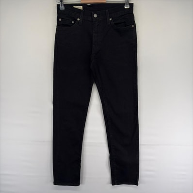 古着 リーバイス Levi's デニム パンツ ストレート ジッパーフライ 511 ジーンズ ジーパン 5ポケット w30 L32 ブラック系 メンズ