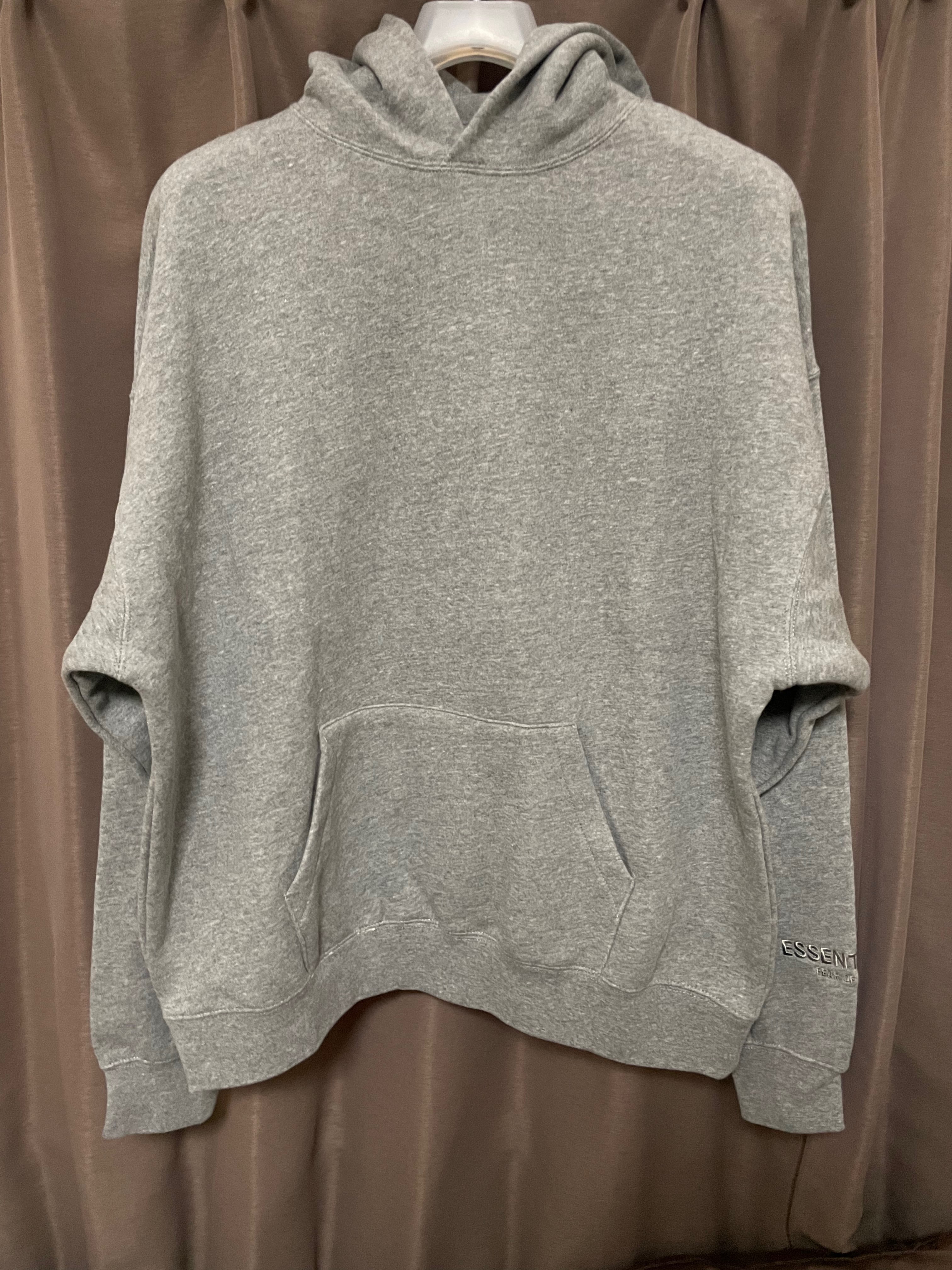 FEAR OF GOD ESSENTIALS 3M Logo Pullover Hoodie "Grey"