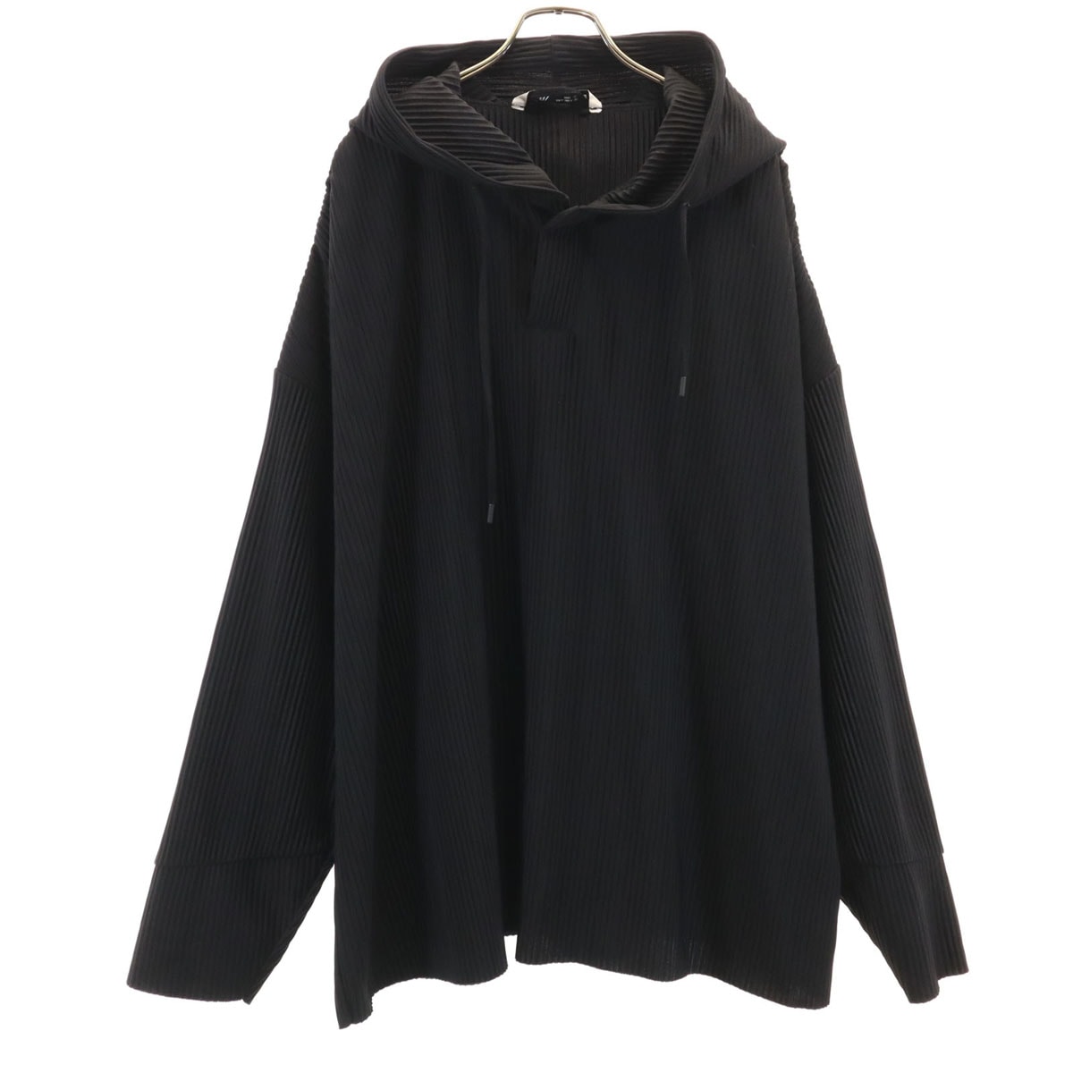 ZARA ザラ 長袖 プリーツ パーカー XL ブラック