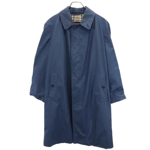 Burberrys バーバリーズ 80s 90s イギリス製 ステンカラーコート 紺