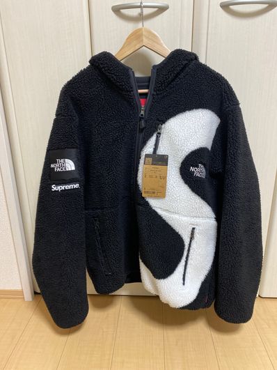 Supreme x The North Face S Logo Hooded Fleece Jacket "Black"