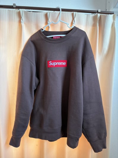 Supreme Box Logo Crewneck "Brown" (22FW)