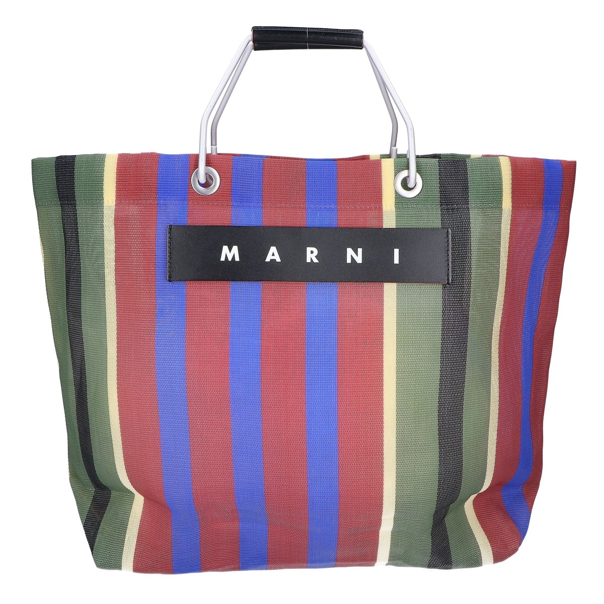マルニ 【美品】SHMHR08A01TN296STV80 MARNI MARKET STRIPE マルニ マーケット ストライプ メッシュ