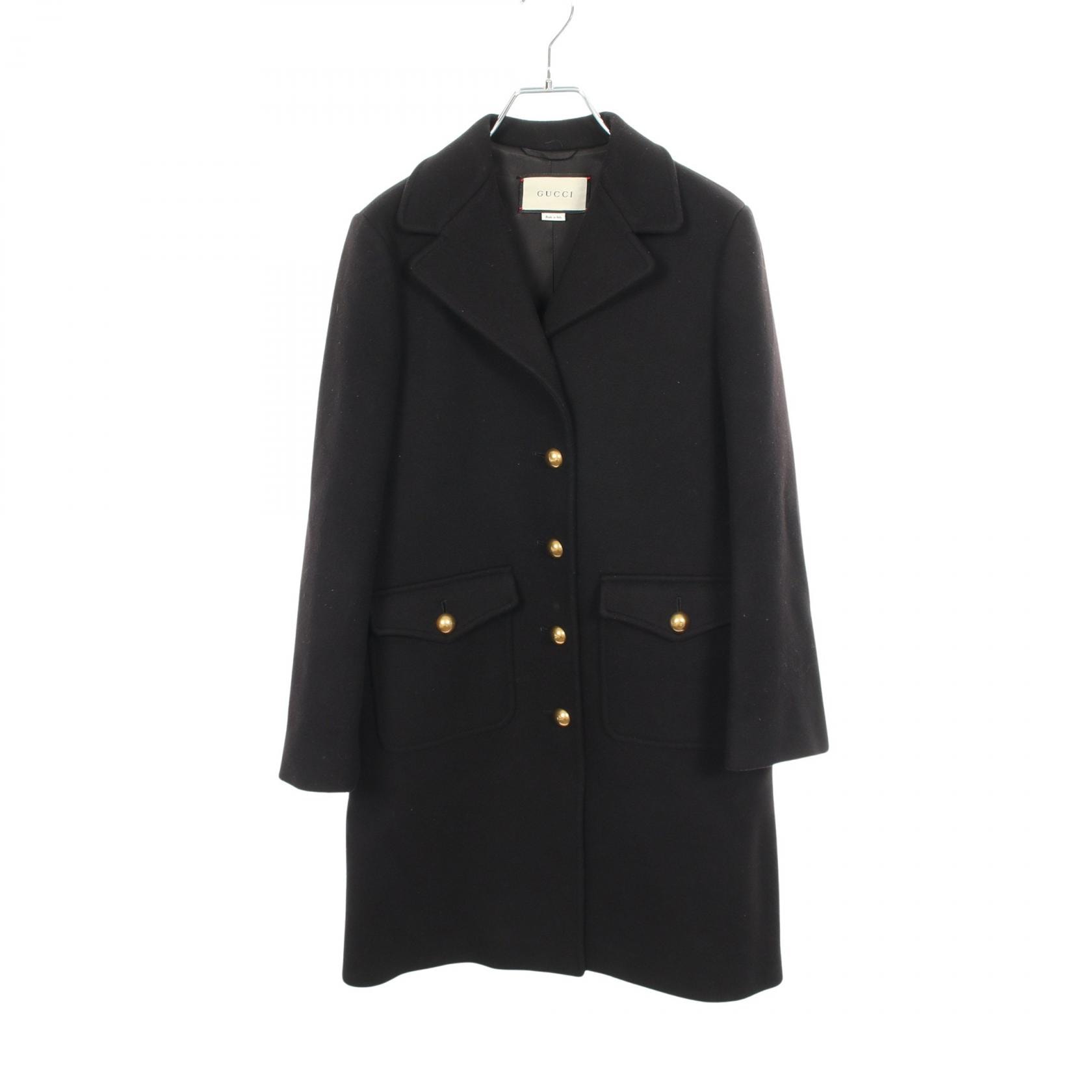 グッチ GUCCI ダブルG 衣料品 アウター ウール レディース ブラック系 494500 【中古】