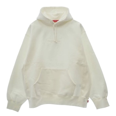 Supreme シュプリーム パーカー 23AW Box Logo Hooded Sweatshirt White ボックスロゴ フーデッド スウェットシャツ パーカー ホワイト系 XL【新古品】【未使用】【中古】