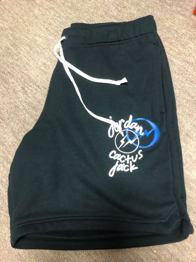 Air Jordan Travis Scott Fragment Shorts "Black" DJ0617-010 / DJ0618-010