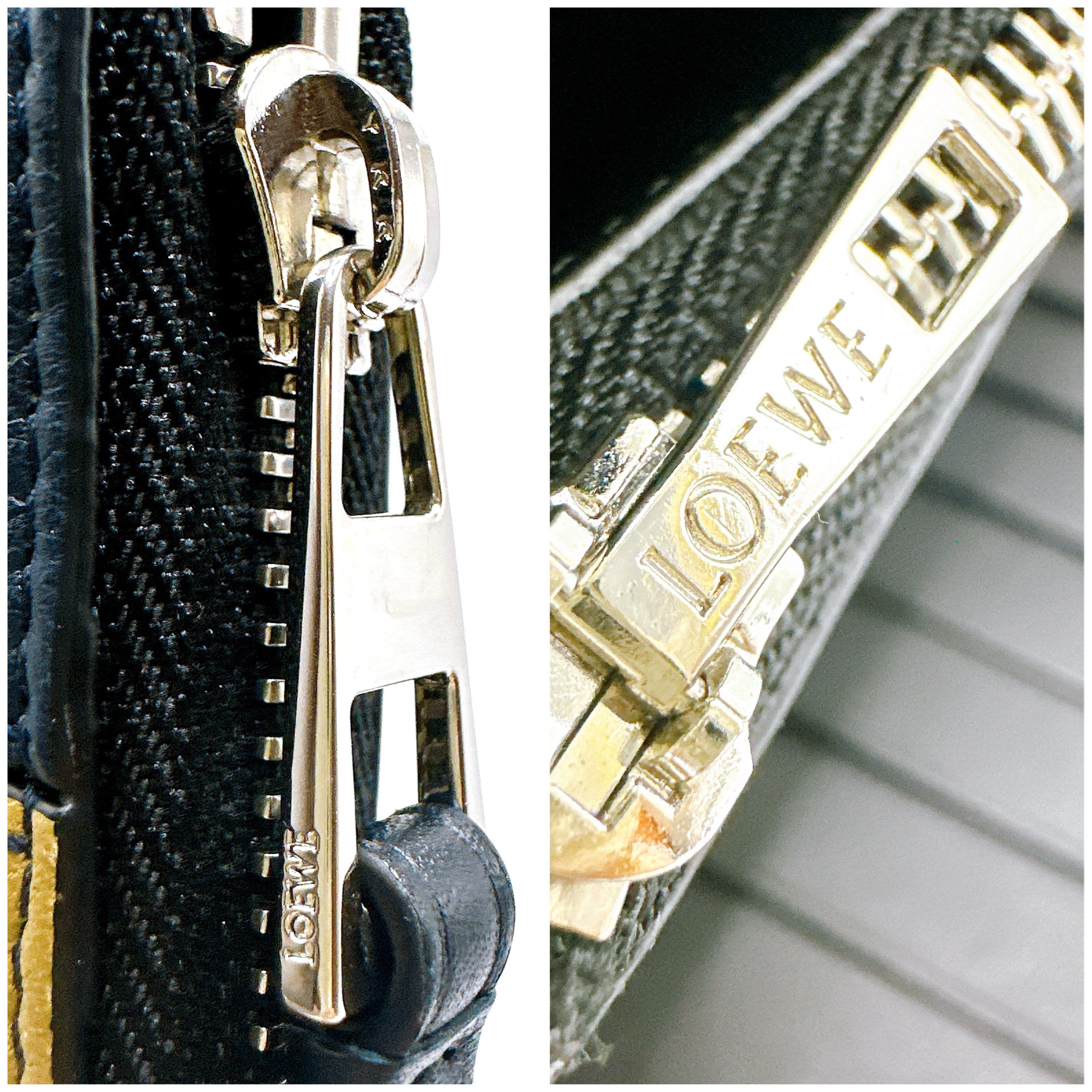 ロエベ レザー ラウンドファスナー 長財布 メンズ レディース