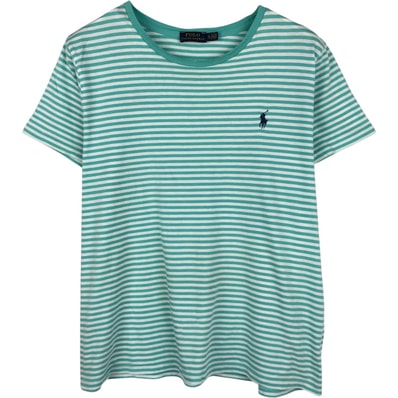 古着 ラルフローレン Ralph Lauren POLO RALPH LAUREN 半袖 ボーダーTシャツ レディースXL相当/eaa649795