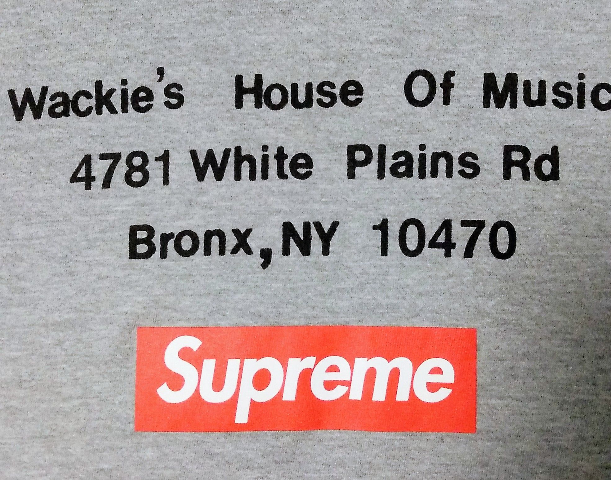 Supreme Wackies Lion Tee "Heather Grey"