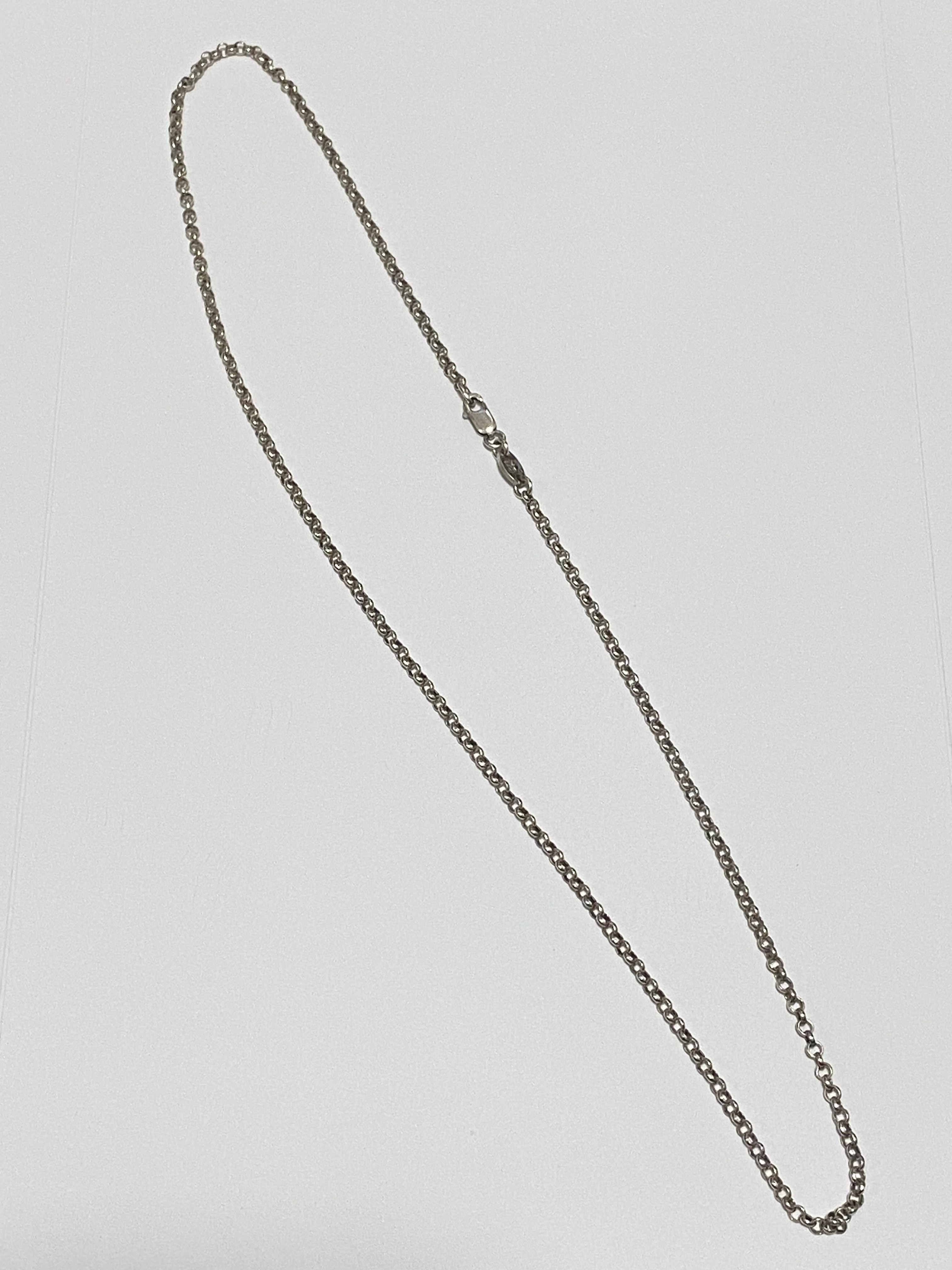 Chrome Hearts Roll Chain Necklace "Silver"