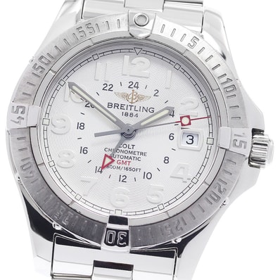 ブライトリング コルト GMT A32350 自動巻き メンズ 【中古】