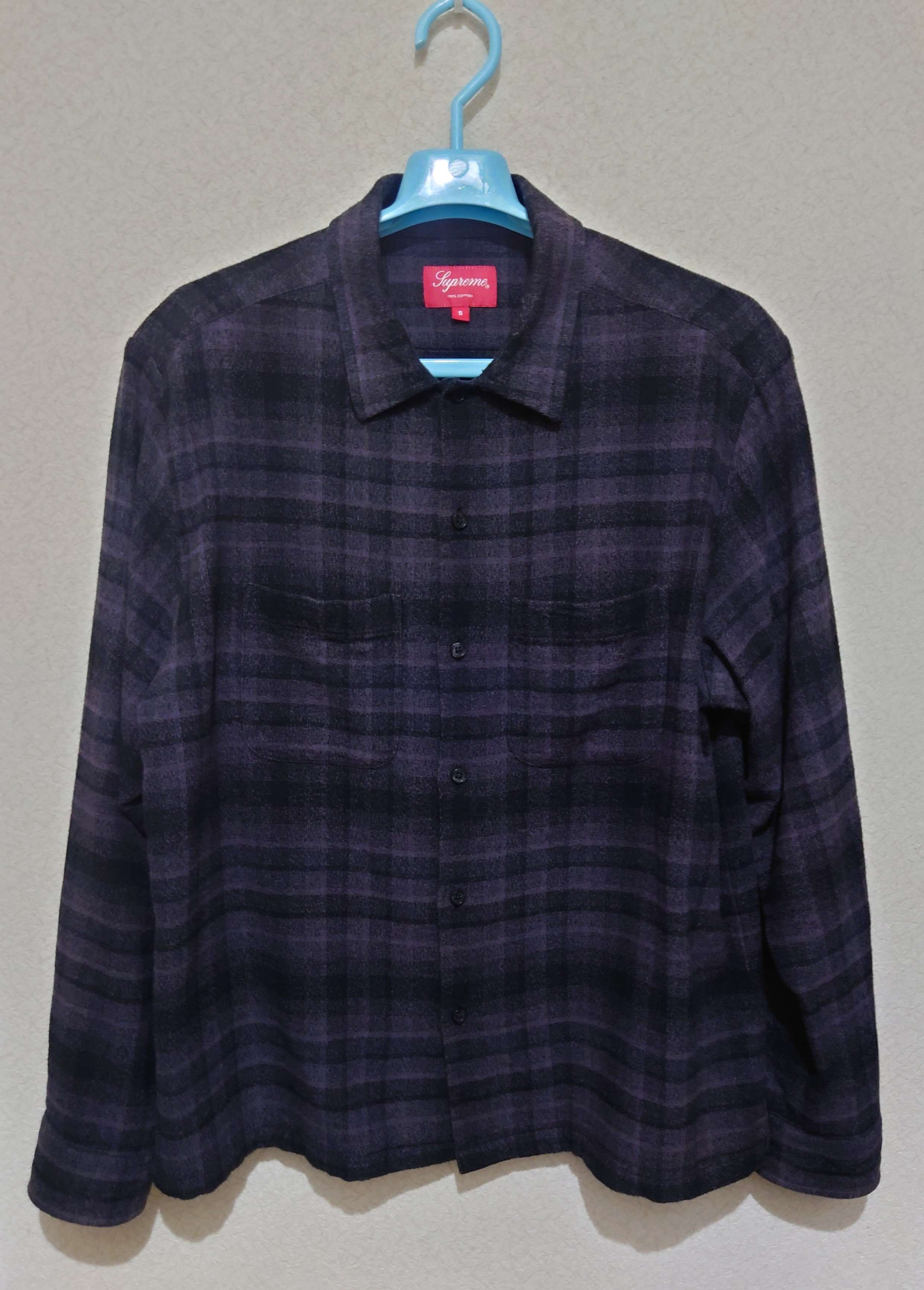 Supreme Plaid Flannel Shirt "Black" (21SS)