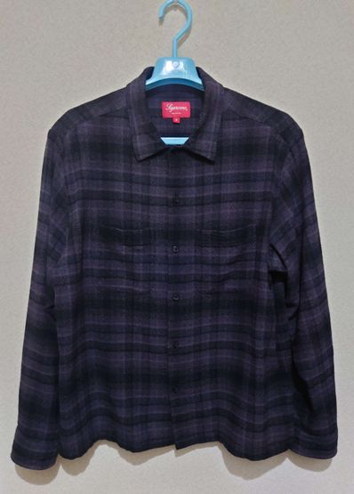 Supreme Plaid Flannel Shirt "Black" (21SS)
