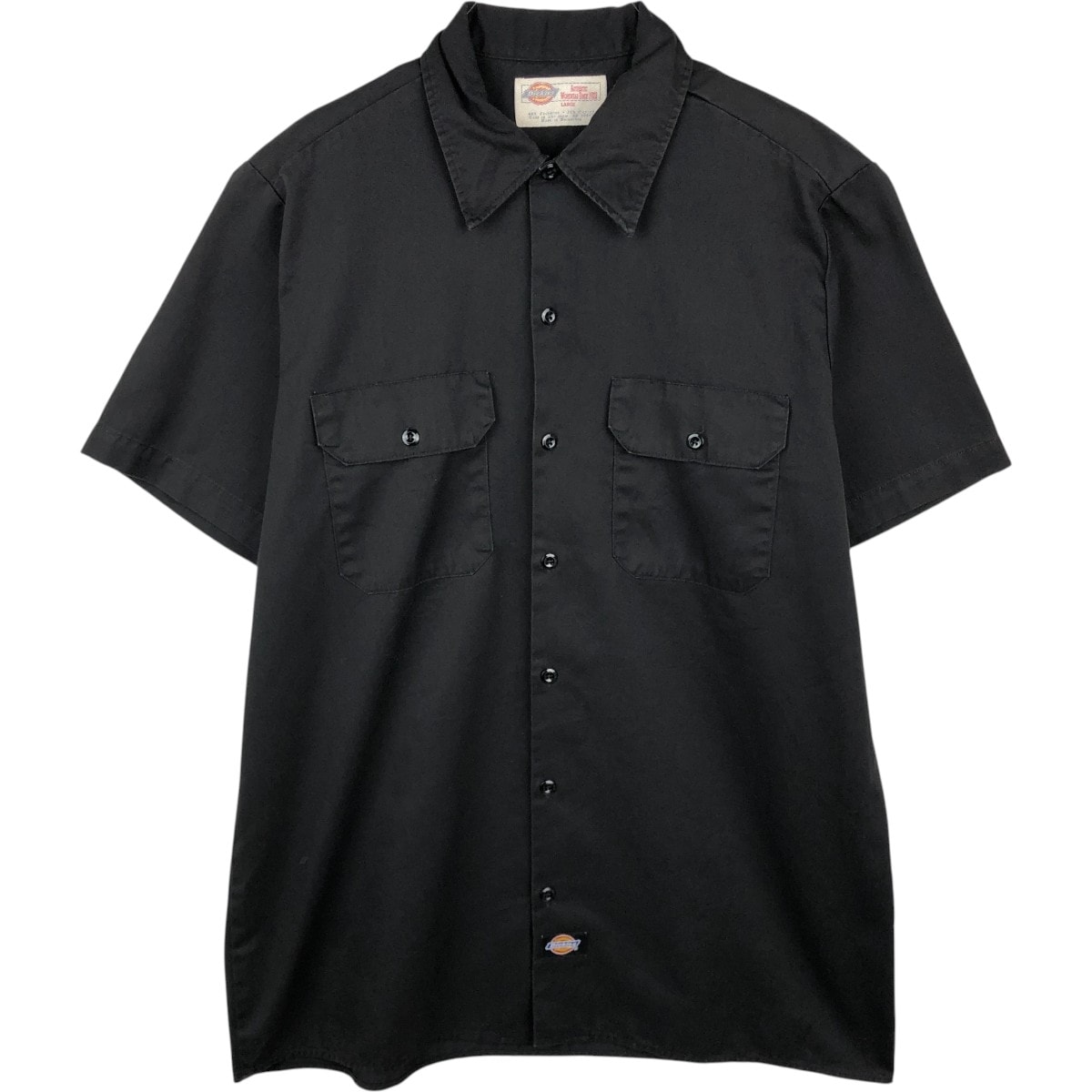 古着 ディッキーズ Dickies 半袖 ワークシャツ ボックスシャツ メンズL相当/eaa668061