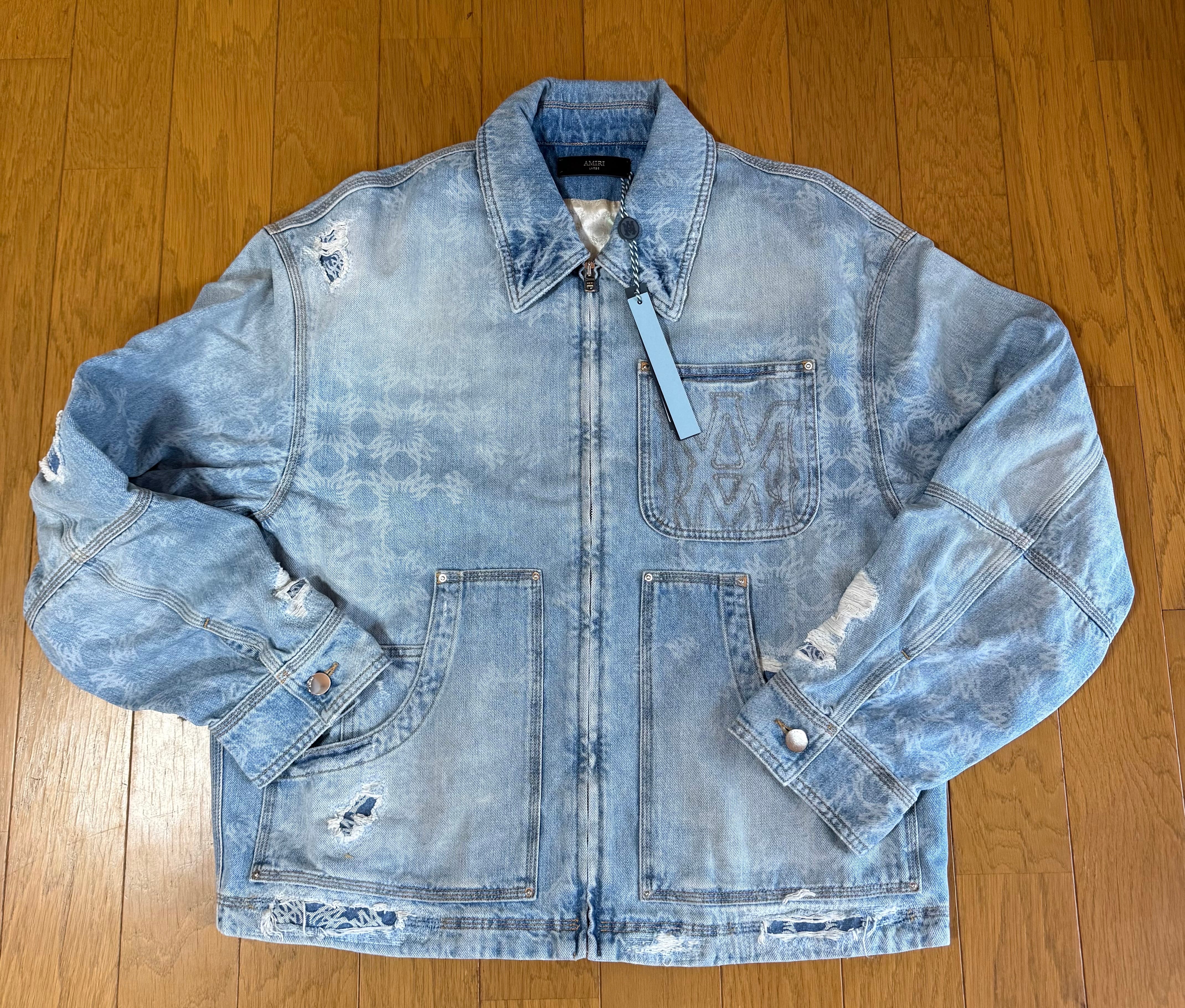 アミリ デニムジャケット Lサイズ