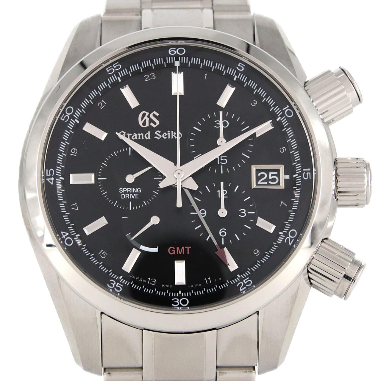 セイコー グランドセイコー・スポーツコレクション・クロノグラフ GMT 9R86-0AA0/SBGC203 SS 自動巻