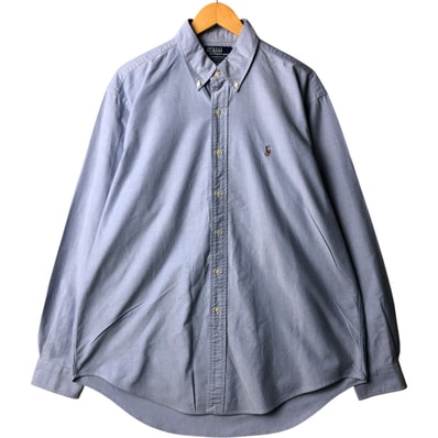 古着 ラルフローレン Ralph Lauren YARMOUTH 長袖 ボタンダウンシャツ メンズXL相当/eaa584959