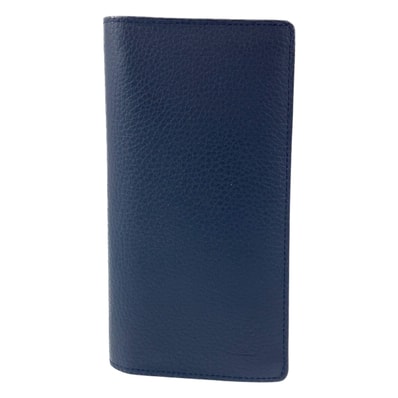 美品 LOUIS VUITTON ルイヴィトン トリヨンレザー ポルトフォイユ ブラザ ネイビー レザー 長財布 札入れ 504555 【中古】