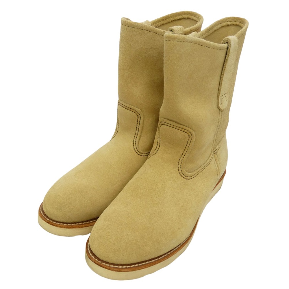 RED WING レッドウィング 8168 9 inch Pecos 9インチ ペコス ブーツ ベージュ系 US8E【美品】【中古】