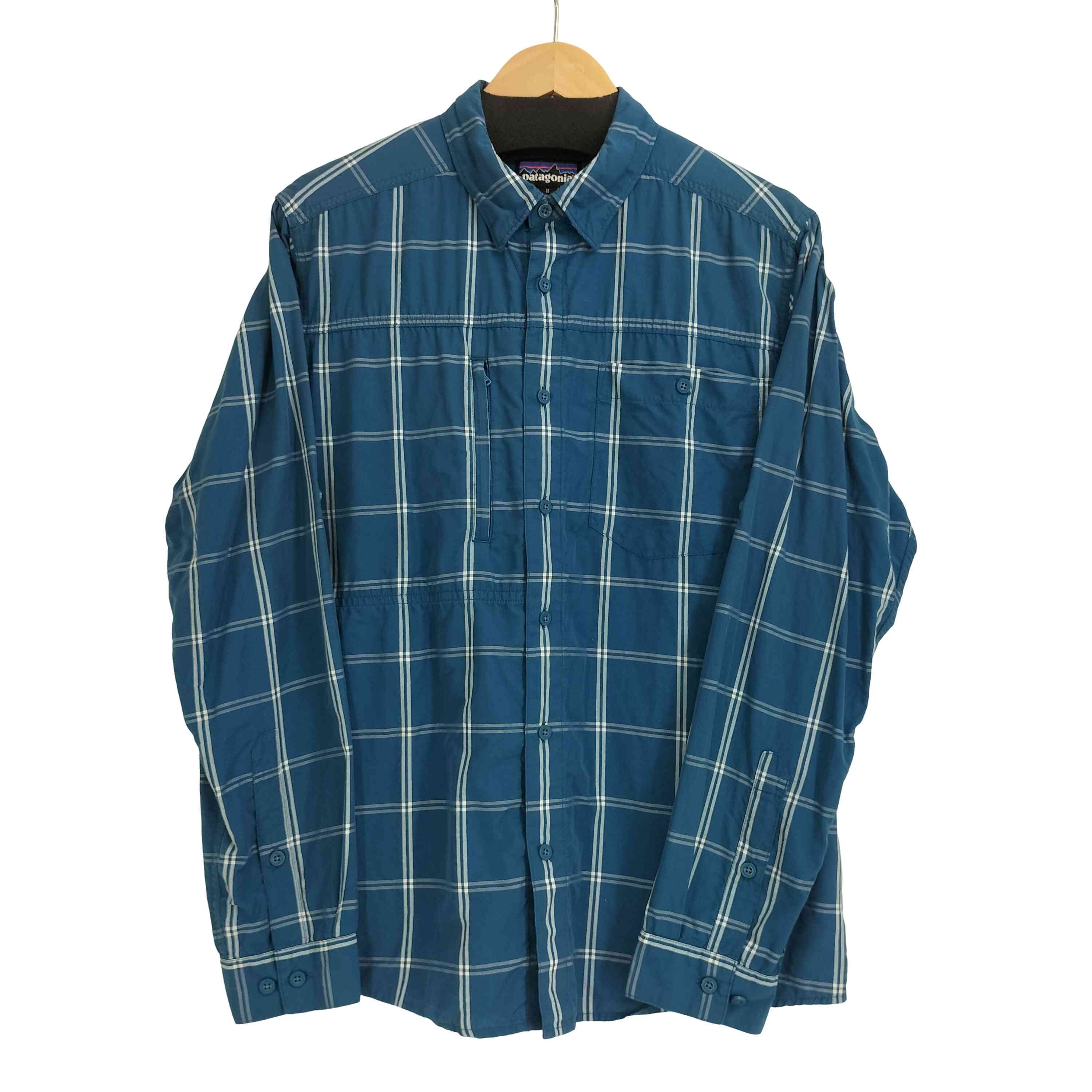 17SS ナイロンテンセル混 L/S チェックシャツ【1143223282729】