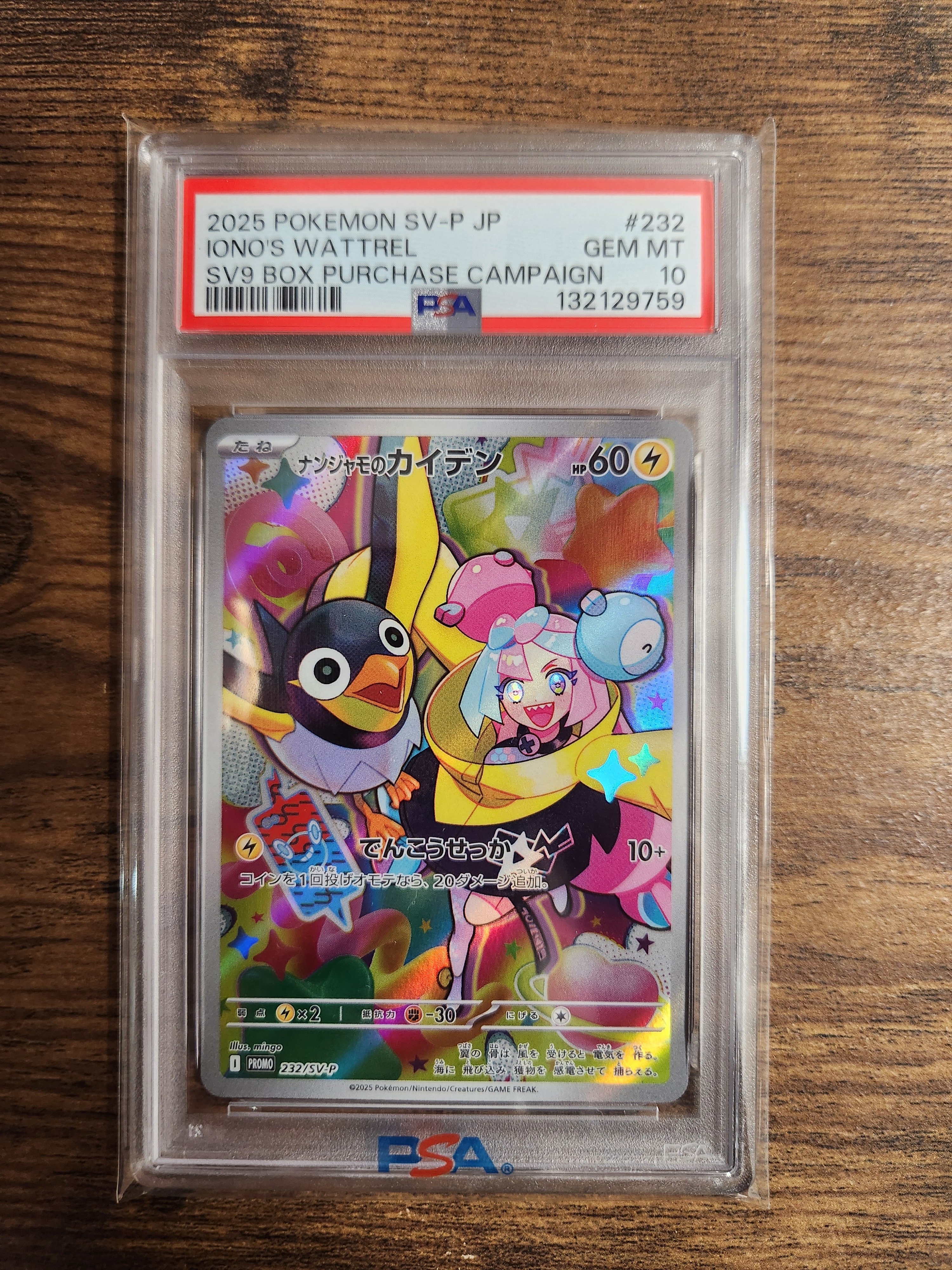 ナンジャモのカイデン P [SV-P 232](プロモーションカード「拡張パック バトルパートナーズ Box購入キャンペーン」)