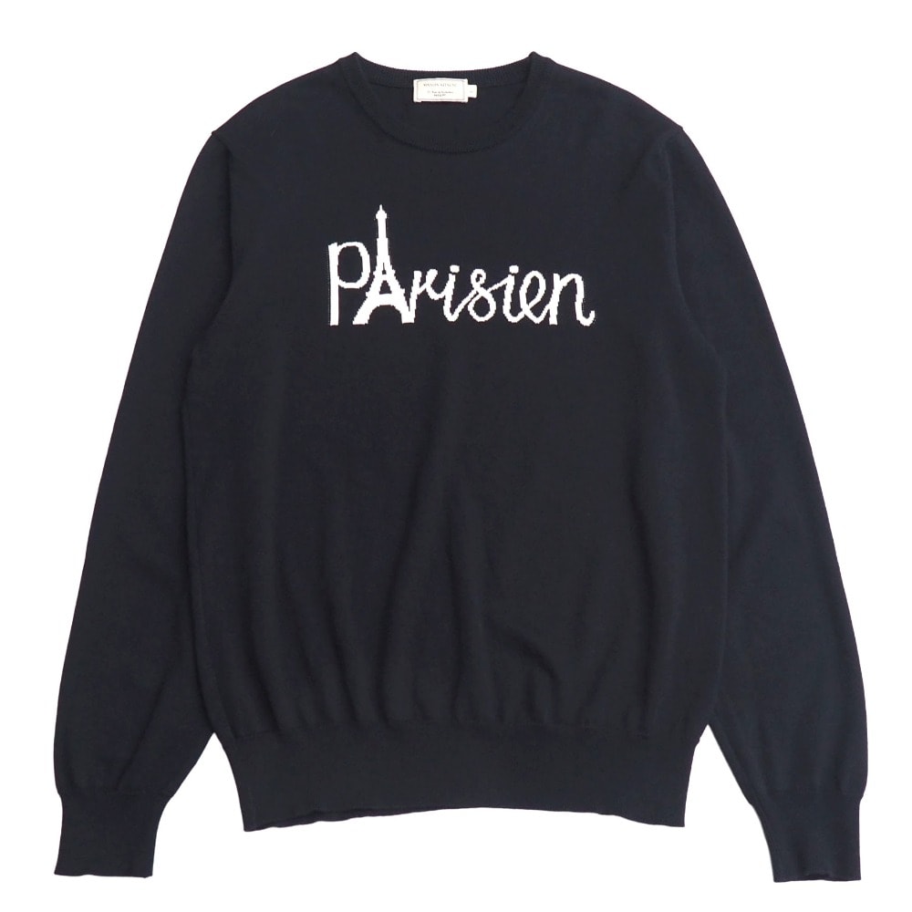 ■美品■MAISON KITSUNE メゾンキツネ ニット サイズL クルーネック セーター ブランド古着【中古】20260924/RB1099