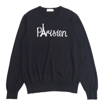■美品■MAISON KITSUNE メゾンキツネ ニット サイズL クルーネック セーター ブランド古着【中古】20260924/RB1099