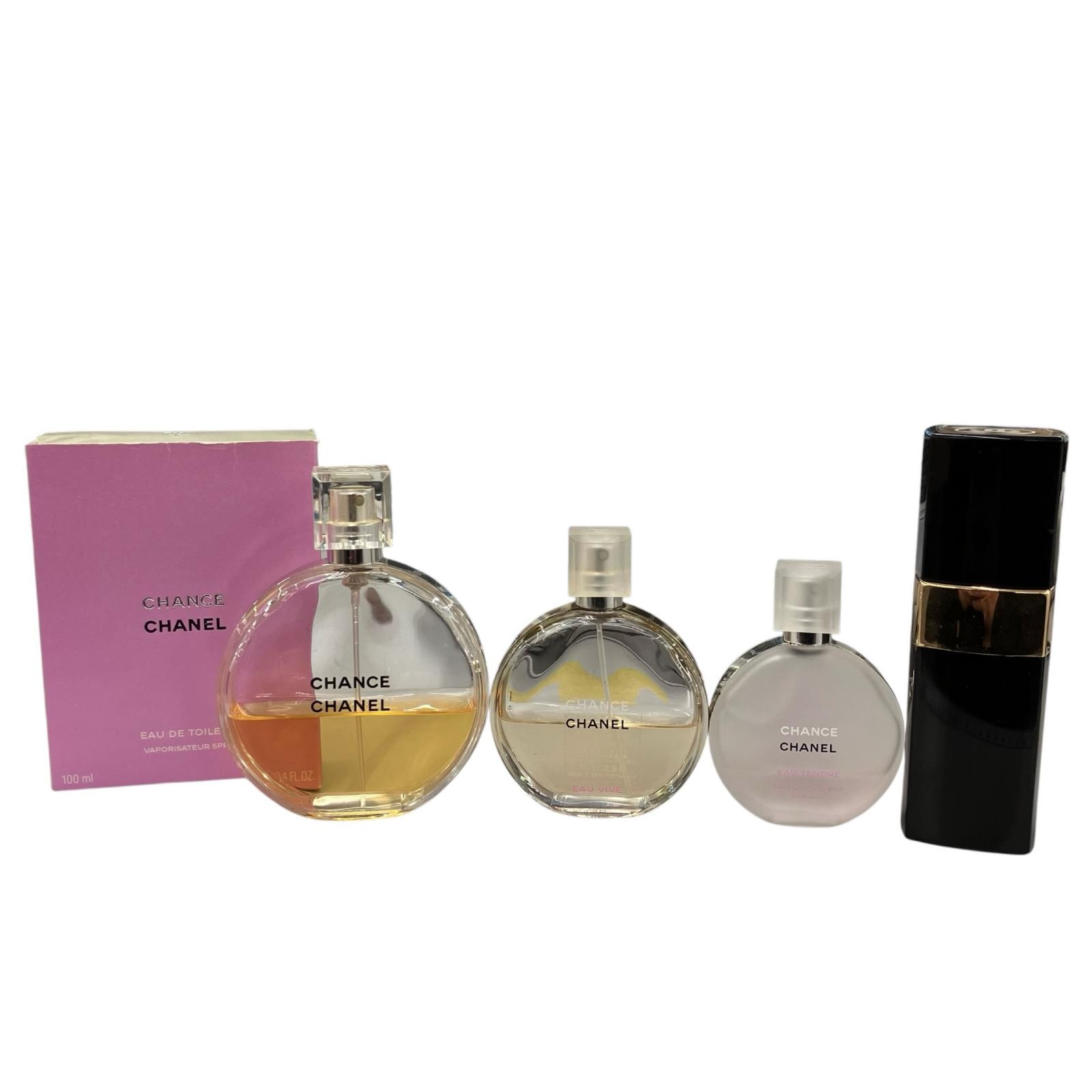 186000 現状品 CHANEL シャネル 香水&ヘアミスト まとめ No5 チャンスオーヴィーヴ チャンスオータンドゥル ヘアミスト レディース 4点まとめ売り