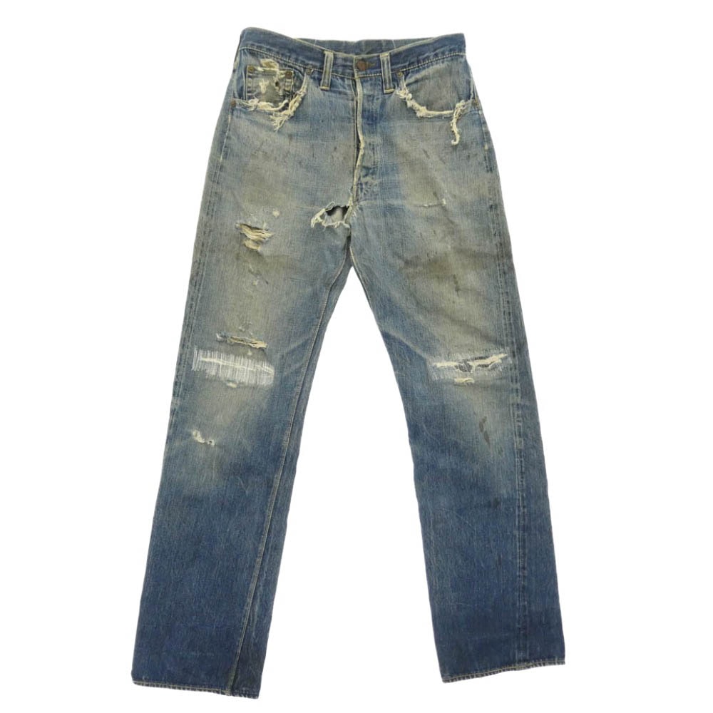 Levi's リーバイス ヴィンテージ 40s 501XX 47モデル ビッグE 隠しリベット 片面タブ デニム パンツ インディゴブルー系 不明【中古】