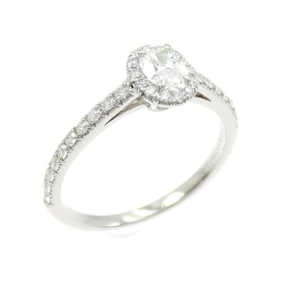 ティファニー ソレスト オーバル リング 0.27CT E VVS1 オーバルカット