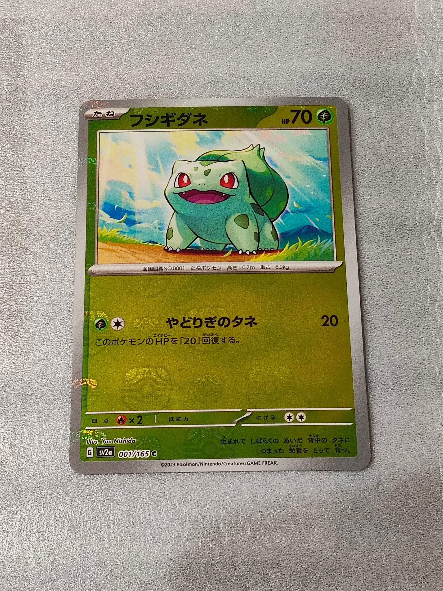 フシギダネ C: マスターボールミラー[SV2a 001/165](強化拡張パック