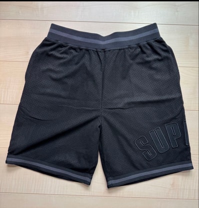 Supreme Ultrasuede Mesh Short "Black"